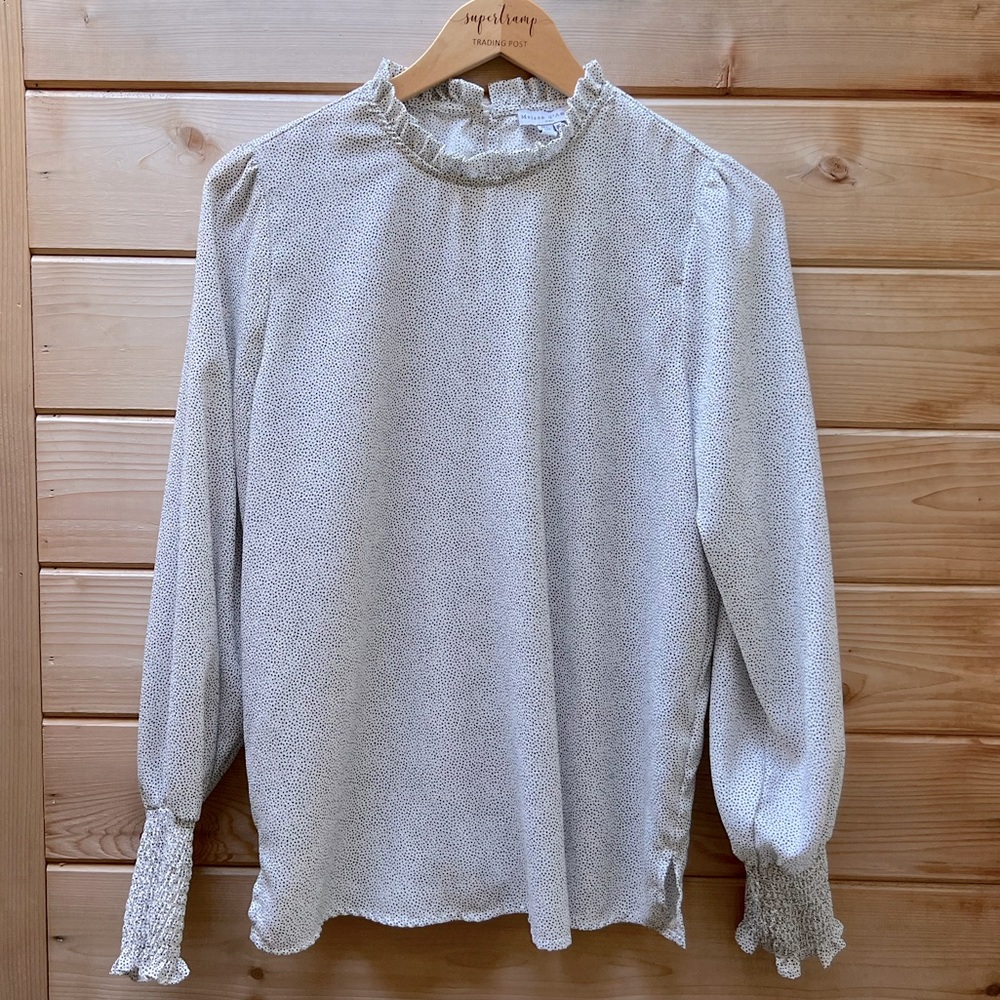 Madison d’Amelie black and white vintage inspired blouse